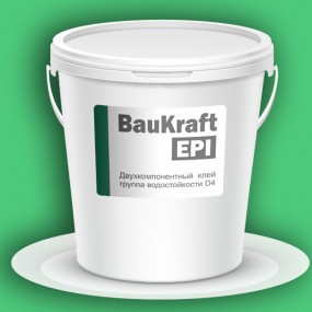 Клей ПВА BauKraft EPI ведро  5 кг