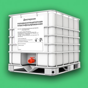 Дисперсия ПВА BauKraft 143  еврокуб 1000 кг