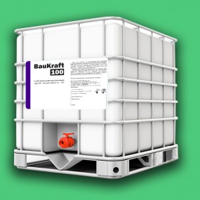 Клей ПВА BauKraft 100, контейнер 1000 кг